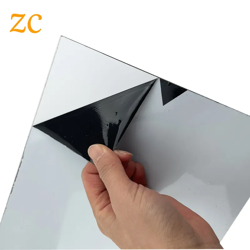 Pe plastic black and white protection tape protective film for Stainless Steel