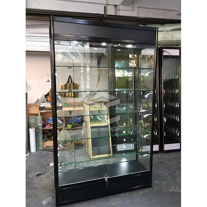 Factory Wholesale Glass Display Stand Cabinet Showcase with Led Light ...