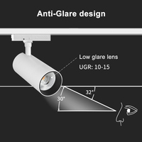 Projecteur commercial 42W LED 4 fils de qualité COB avec aluminium OEM garantie de 5 ans