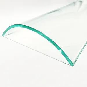 Factory Wholesale 3mm 4mm 5mm 6mm 8mm 10mm 12mm safety clear tempered polish curved glass panels