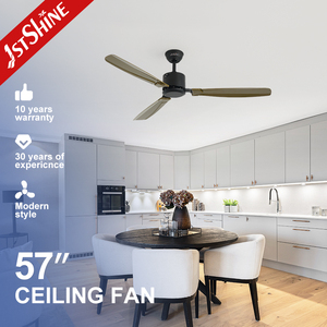 Ventilador de Techo 1stshine de 57 Pulgadas, Nuevo, 220v, Modo Verano/Invierno, Duradero, de Calidad, con <span class=keywords><strong>WiFi</strong></span> TUYA, Aplicación Móvil, Aspas Reversibles, 6 Velocidades - Product Image 1