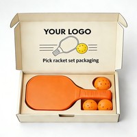 Boîte d'emballage vide en carton de luxe personnalisée pour raquettes de paddle-tennis, boîte cadeau en papier pour raquettes de beach tennis et de padel avec votre propre LOGO