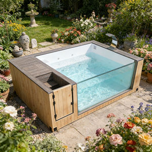 Accesorios Personalizables para Spa y Piscina al Aire Libre con Materiales de Fibra de Vidrio, Acrílico y WPC - Product Image 1