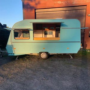 Camion de nourriture mobile vintage à l'ancienne personnalisé des clients remorque de nourriture pour hot-dog chariot de burger mobile de crème glacée au café - Product Image 5