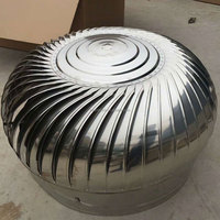 Ventilateur sans alimentation électrique, turbine à énergie éolienne, roulement à billes en acier inoxydable, extracteur de toit autoportant, OEM