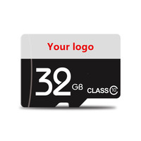 Cartes mémoire Mini SD personnalisées en gros, 8 Go à 256 Go, en plastique, classe 10, noires, certifiées CE, RoHS, FCC, garantie 1 an