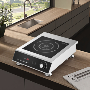 Cocina de Inducción Eléctrica de un Solo Quemador de Alta Potencia, con Certificación CE, Diseño Impermeable, Instalación en Encimera, Venta Directa de Fábrica, OEM - Product Image 1