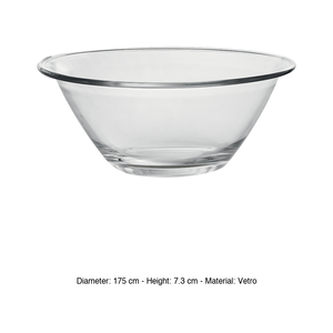มิสเตอร์เชฟ ชามสลัดแก้ว Ø 17 ซม. แบบเทมเปอร์ วางซ้อนกันได้ ยี่ห้อ Bormioli Rocco - Product Image 3