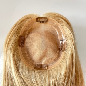 Topper populaire pour femmes 5.5*6.5 Mono Topper, vente chaude, 100% cheveux vierges, entièrement noué à la main - Product Image 3
