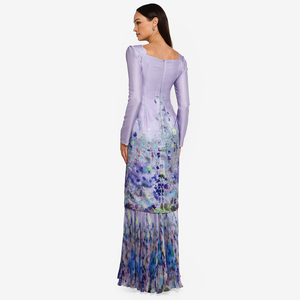 Vêtements de bonne qualité pour femmes, modèle malaisien moderne, Design Floral, grande taille, Jilbab <span class=keywords><strong>Baju</strong></span> <span class=keywords><strong>Kurung</strong></span> Salwar Kameez, 2022 - Product Image 2