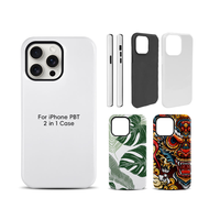 Coque de téléphone 3D 2-en-1 par sublimation pour Samsung S26, coque arrière de protection robuste personnalisable par presse à chaud pour iPhone 17 Pro Max
