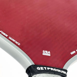 Pala de Pickleball de Kevlar Termoformada Doble Black Diamond de 16 mm Aprobada por la USAPA, Pala de Kevlar Negra y Roja para Equipos de Pickleball - Product Image 6