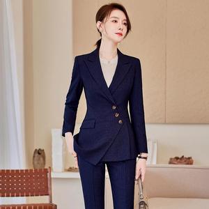 Nuevo Traje Formal Profesional <span class=keywords><strong>de</strong></span> Dos Piezas para <span class=keywords><strong>Mujer</strong></span>, Estilo Casual y Elegante para Oficina y Negocios - Product Image 2
