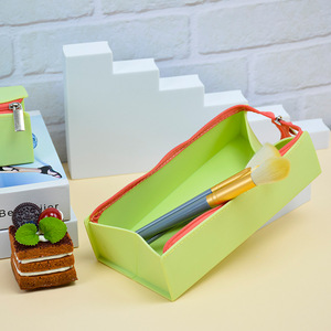Silicone Organizer for Cosmetics for Cosmetics Dust Proof Stationery Storage Pencil case Zipper <b>Makeup</b> Brush <b>Holder</b> Bag - Product Image 1
