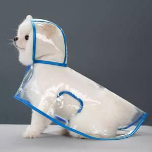 Impermeable para Perros, Poncho Transparente de Plástico, Estilo para Perros Pequeños, para Camping, Ajuste Universal, Ropa Impermeable para Mascotas - Product Image 1