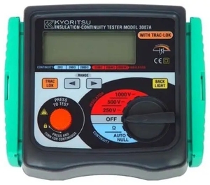KYORITSU KEW3005A Digital Insulation Resistance Tester 250V/500V/1000V 1.5% Accuracy 0-600V AC Measuring <b>Range</b> - Product Image 1