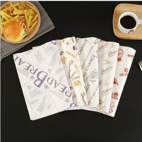 Wraps Wrapping Sushi Sheets Sandwich Burger Wax Wrap Paper