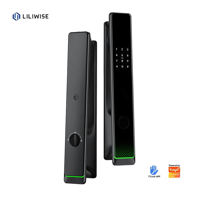 Liliwise Wholesale Wifi Outdoor Waterproof Keypad Code Keyless Digital Smart Lock Electronic Zigbee Tuya Smart Door Lock