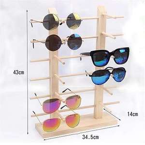 Meilleur vendeur, présentoir à bijoux multi-paires, support de rangement en bois moderne debout - Product Image 3
