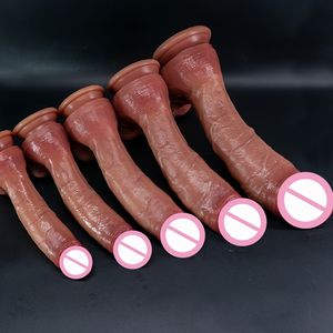 Pene de silicona extragrande para mujer, masturbador femenino realista suave para una experiencia realista - Product Image 4