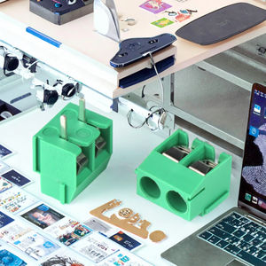 Connecteur de bornier à vis 2 broches 126-5.0-2p pour carte PCB, bornier à pas de 5.0mm pour l'électronique - Product Image 3