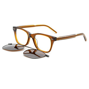 Marco cuadrado <span class=keywords><strong>Clip</strong></span> magnético en <span class=keywords><strong>gafas</strong></span> <span class=keywords><strong>graduadas</strong></span> Marco de acetato y <span class=keywords><strong>clip</strong></span> de metal Imanes de alta resistencia - Product Image 4