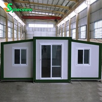 Maison préfabriquée extensible en conteneur, 3, 4 ou 5 chambres, en acier avec isolation, écologique, 20, 30 ou 40 pieds