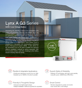 Batterie basse tension GoodWe a G3 5kWh LX A5.0-30 pour stockage d'énergie solaire résidentiel, 30 unités en parallèle, IP20 - Product Image 6