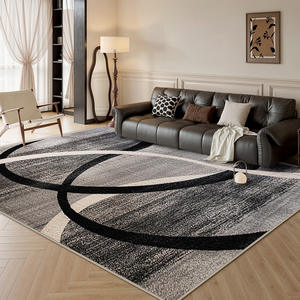 Alfombra de Cachemira Fina Marroquí, Rectangular, Plegable, para Sala de Estar, Mesa de Centro, Dormitorio, Estilo Retro Americano, Geométrica - Product Image 4