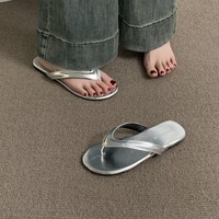 Tongs plates tendance pour femmes, style Instagram, pour l'été, imprimé léopard, sandales de plage, chaussures pour femmes