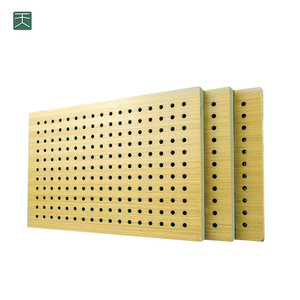 Tiange Theater di Assorbimento Acustico Fonoassorbente In Legno Micro-Perforato Acustico <span class=keywords><strong>Pannello</strong></span> di Parete - Product Image 5