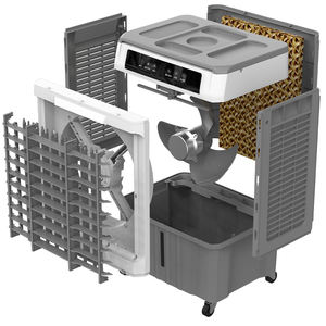 家用和车间空气冷却用3速商用电动聚丙烯塑料空气冷却器，适用于蒸发风扇 - Product Image 3