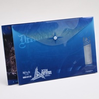 Carpeta de Archivo Duradera de Plástico PP A5 A4, Bolsa para Documentos con Botón a Presión, Impresión UV, Logotipo Personalizado, Fábrica OEM, Mercado Japonés y Coreano