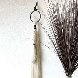 Boho เครื่องประดับแฮนด์เมด rame ที่แขวนประดับพู่ยาวของตกแต่งผนังสำหรับห้องนอนบ้านห้องงานฝีมือของขวัญในร่ม - Product Image 4