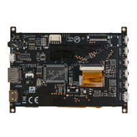 Monitor Layar Sentuh Kapasitif Transmisif IPS TFT Raspberry Pi 5 Inci 800x480 Port Lampu Latar 12-LED Kecerahan 500cd/m2