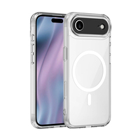 Anti-jaunissement vente en gros clair Anti-chute magnétique Transparent TPU PC housse de protection pour téléphone pour iPhone Air 17 Pro 17 16 15