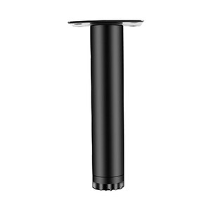 Adjustable Furniture <b>Legs</b> Iron Height Adjustable Cabinet Support <b>Legs</b> Heavy Duty Industrial Design Matte Black Titanium <b>Chrome</b> - Product Image 2