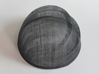 Base de chapeau en sinamay 19,5*19,5 cm pour hôtesse de l'air, pour femmes, broderie à la main, fête, toutes saisons, chapeau haut de forme