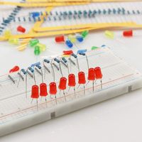 Pack de 800 résistances à film métallique + kit LED 5 mm, tolérance 1 %, composants électroniques 101M, fabriqués en Chine