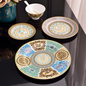 Vaisselle en porcelaine mate Claytan à prix bas, leader de l'industrie, avec bordure dorée - Product Image 6