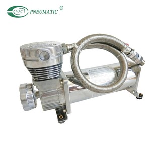 Compresores de suspensión neumática AIRMAXXX de 3/8 NPT Piezas de suspensión de compresor cromado - Product Image 5