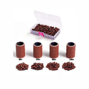 Bande abrasive <span class=keywords><strong>Dremel</strong></span> 120 grains en carbure de silicium et oxyde d'aluminium 1/4 pouce, outils de polissage métallique pour le meulage - Product Image 4