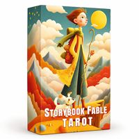 Vente en gros : Jeu de tarot Fable Storybook, 78 cartes, basé sur le système Rider Waite, cartes de tarot contes de fées, imprimées en couleur sur papier