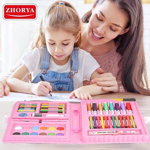 Zhorya Trẻ Em Sơn Graffiti Sơn Bàn Chải Thiết Lập Trẻ Em Của Bàn Chải Màu Nước Hộp Sơn Bút Vẽ Bút Chì Nghệ Thuật Thiết Lập - Product Image 6