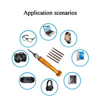 Jeu de tournevis multifonction 5 en 1, outils de réparation Apple pour le démontage de téléphones portables, mini tournevis de précision