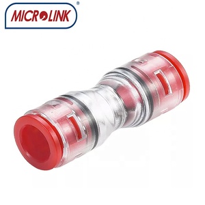 Push Fit Air Blown Fiber Micro Duct Conector recto PVC 7MM Adaptador de acoplamiento para red <span class=keywords><strong>PON</strong></span> - Product Image 4