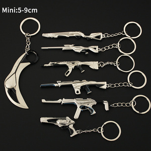 Mini Valorant Porte-clés Métal Collection Offre Spéciale Couteau Jouets Porte-clés Mini Jouet Pistolet Modèle En Gros Au Détail Valorant - Product Image 5