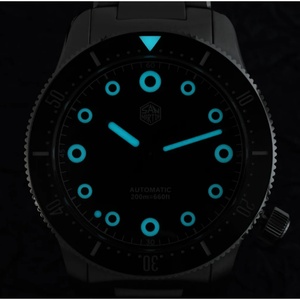 San Martin SN0142 Montre de plongée pour homme au design original, nouvelle collection, 39,5 mm, YN55, montres mécaniques automatiques, saphir, étanche 200 m, luminescente - Product Image 5