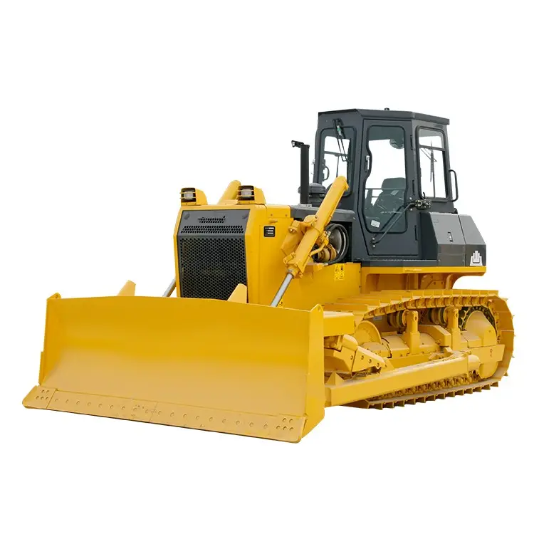 Bulldoser biaya rendah Shantui small crawler bull dozer mini bulldoser a vendre 8 TON road roller bulldosing