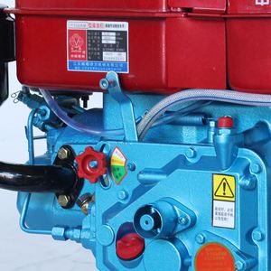 Moteur diesel monocylindre à démarrage électrique à faible coût Aokai, refroidi par eau, avec pompe, 15 kW, 4 temps, pour bateau, garantie 1 an - Product Image 5